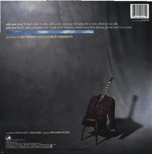 George Harrison - Cloud Nine 뒷면