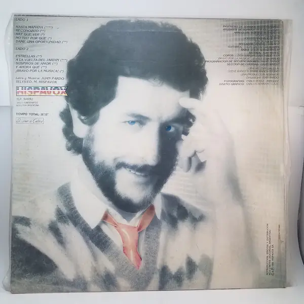 Juan Pardo - Bravo Por La Música 뒷면