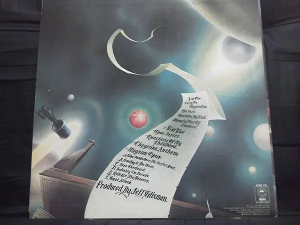 Kansas - Leftoverture 뒷면