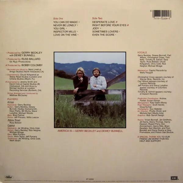 America - View From The Ground 뒷면