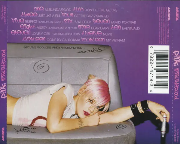 P!NK - M!ssundaztood 뒷면