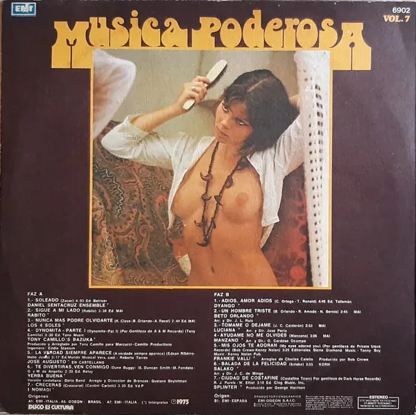 Various - Música Poderosa - Volumen Nº 7 뒷면