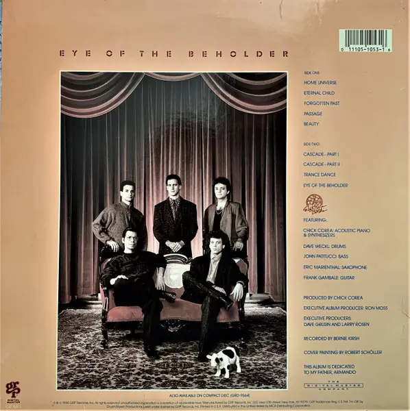 The Chick Corea Elektric Band - Eye Of The Beholder 뒷면