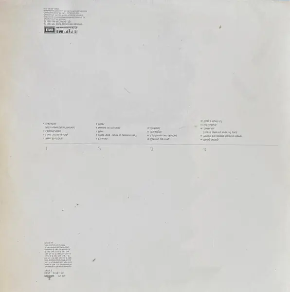 Pet Shop Boys - Discography (The Complete Singles Collection) 뒷면