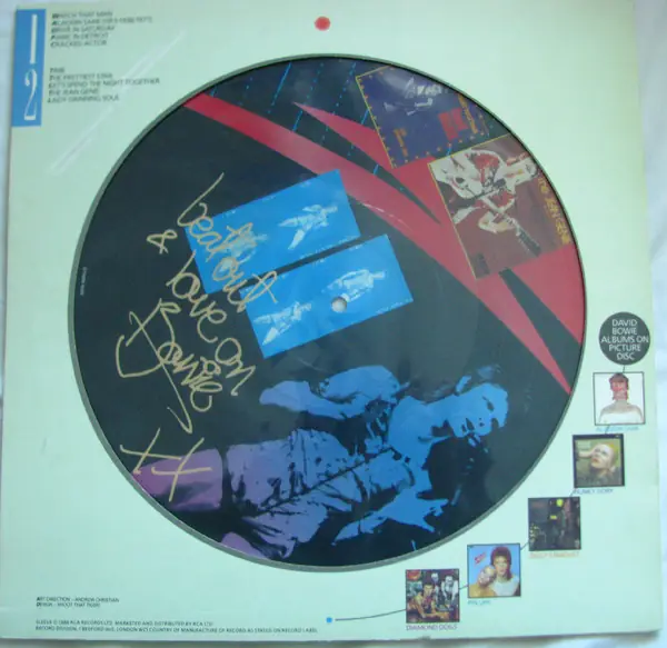 David Bowie - Aladdin Sane 뒷면
