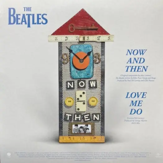 The Beatles - Now And Then / Love Me Do 뒷면