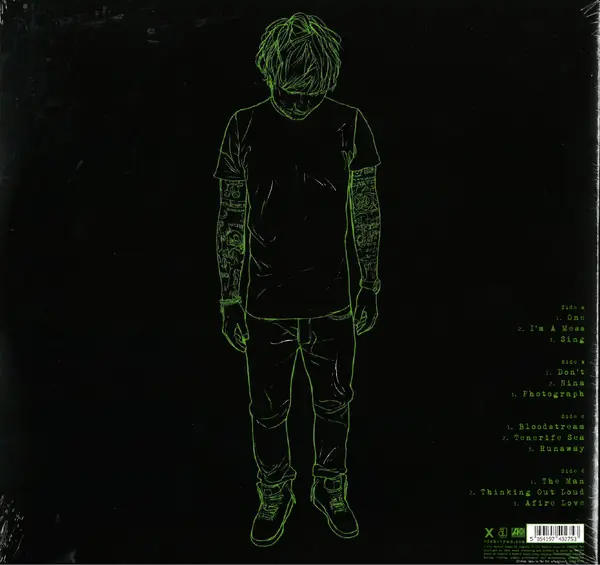 Ed Sheeran - X 뒷면