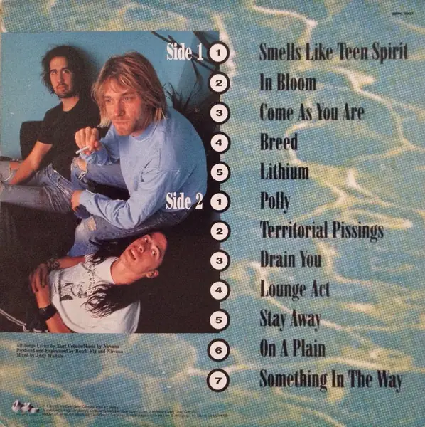 Nirvana - Nevermind 뒷면