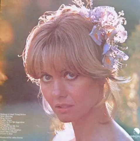 Olivia Newton-John - Making A Good Thing Better = きらめく光のように 뒷면