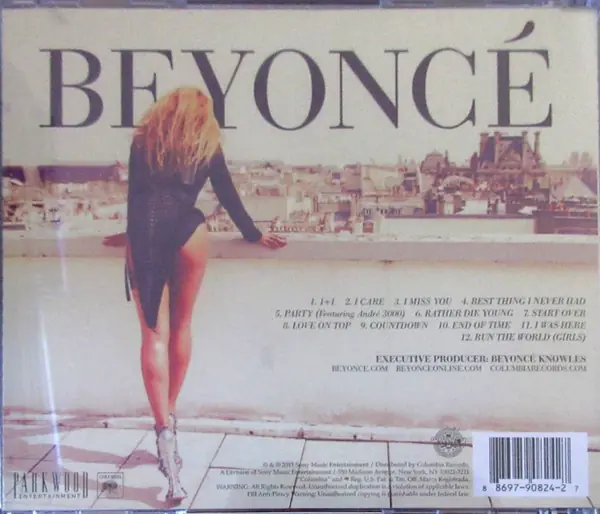 Beyoncé - 4 뒷면