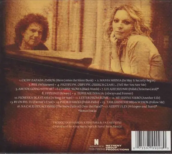 Pat Metheny / Anna Maria Jopek - Upojenie 뒷면