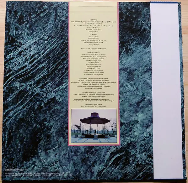 Van Morrison - Live At The Grand Opera House Belfast 뒷면
