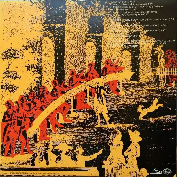 New Trolls - Concerto Grosso N° 2 뒷면