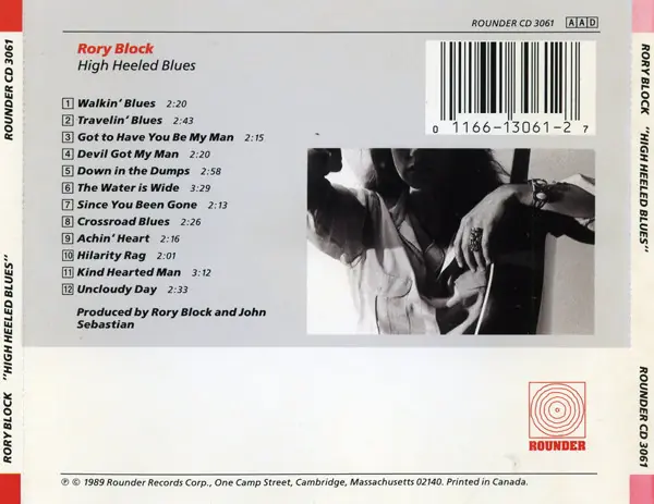 Rory Block - High Heeled Blues 뒷면