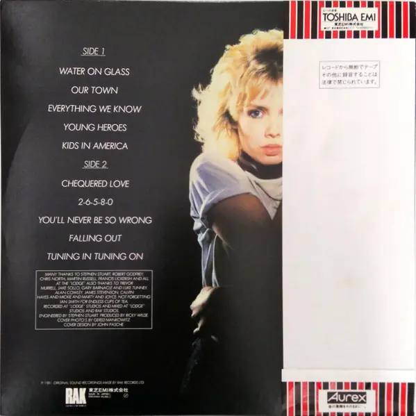 Kim Wilde - Kim Wilde 뒷면