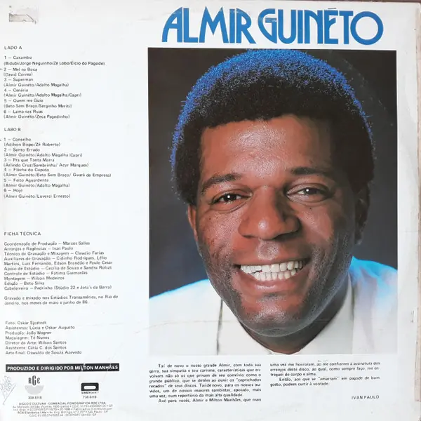 Almir Guineto - Almir Guineto 뒷면