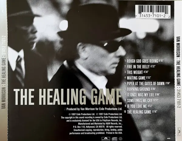 Van Morrison - The Healing Game 뒷면