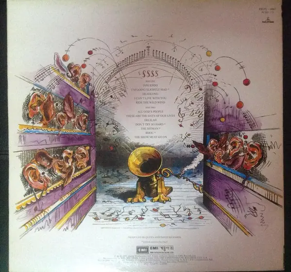 Queen - Innuendo 뒷면