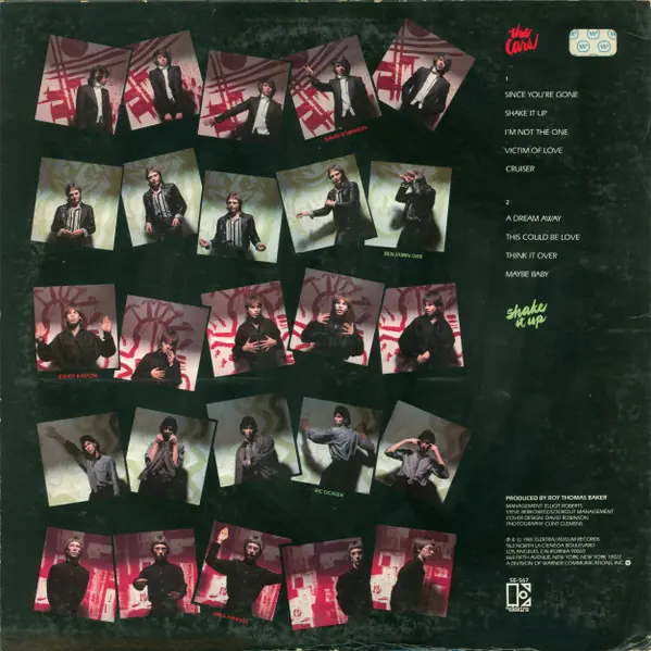 The Cars - Shake It Up 뒷면