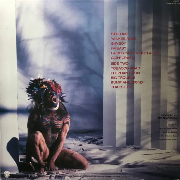 David Lee Roth - Eat 'Em And Smile 뒷면