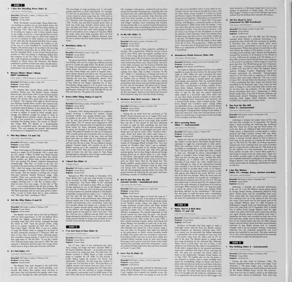 The Beatles - Anthology 4 뒷면