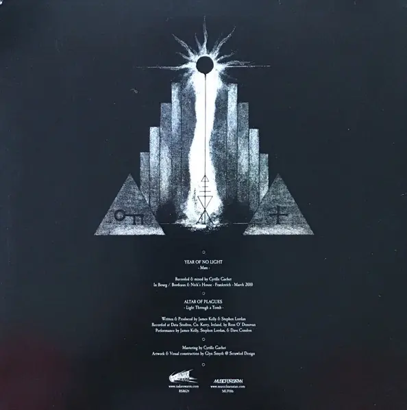 Year Of No Light / Altar Of Plagues - Year Of No Light / Altar Of Plagues 뒷면