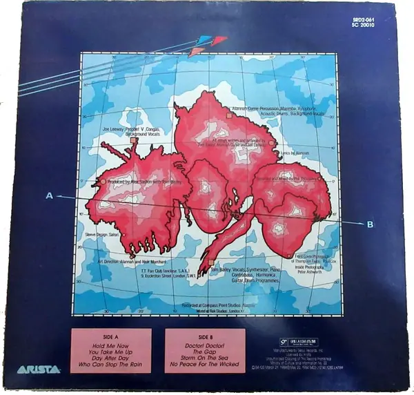 Thompson Twins - Into The Gap 뒷면
