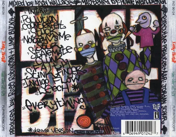 Limp Bizkit - Three Dollar Bill, Yall$ 뒷면