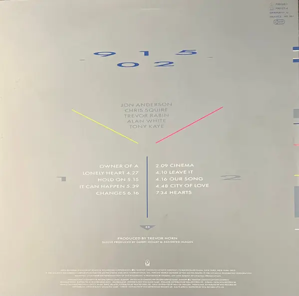 Yes - 90125 뒷면