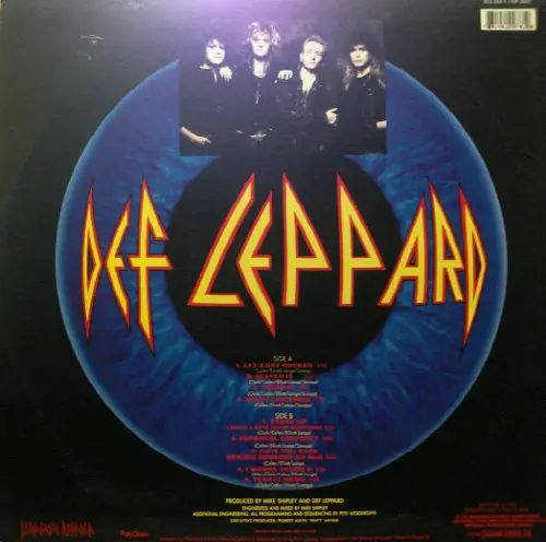 Def Leppard - Adrenalize 뒷면