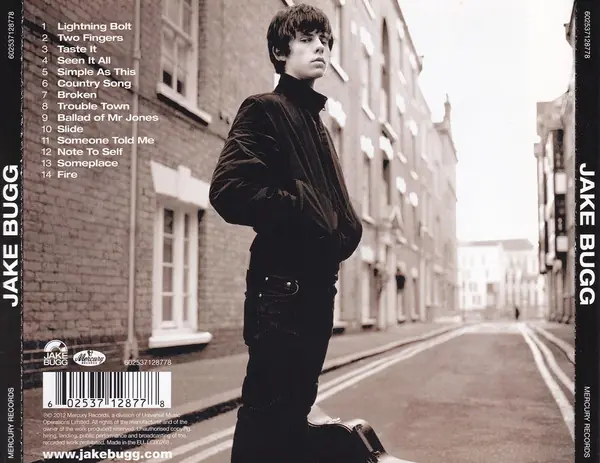 Jake Bugg - Jake Bugg 뒷면