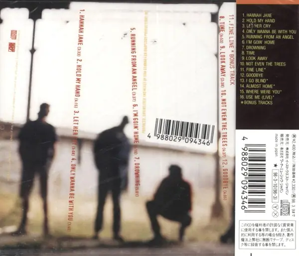 Hootie & The Blowfish - Cracked Rear View 뒷면