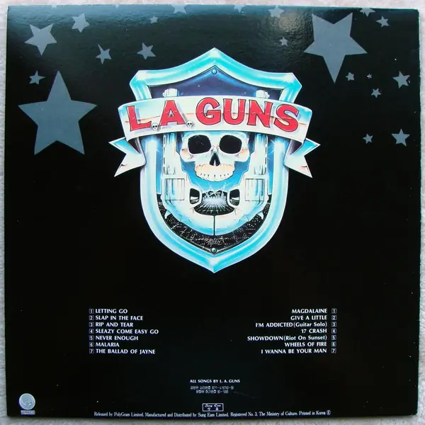 L.A. Guns - Cocked & Loaded 뒷면