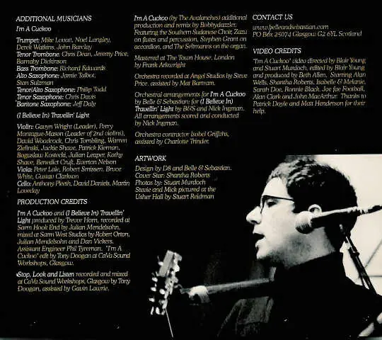 Belle & Sebastian - I'm A Cuckoo 뒷면