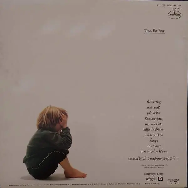 Tears For Fears - The Hurting 뒷면