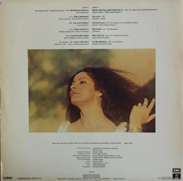 Clara Nunes - Brasil Mestiço 뒷면