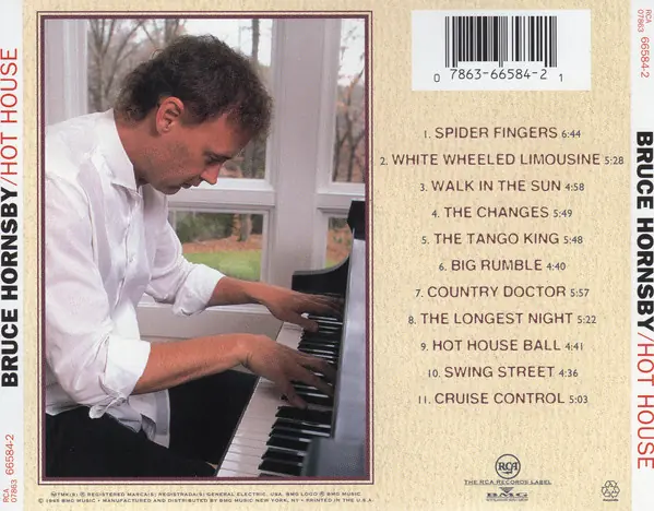 Bruce Hornsby - Hot House 뒷면