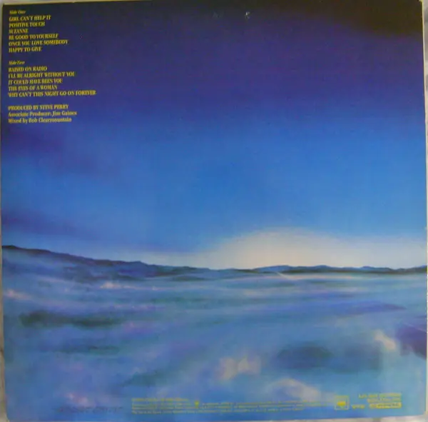 Journey - Raised On Radio 뒷면