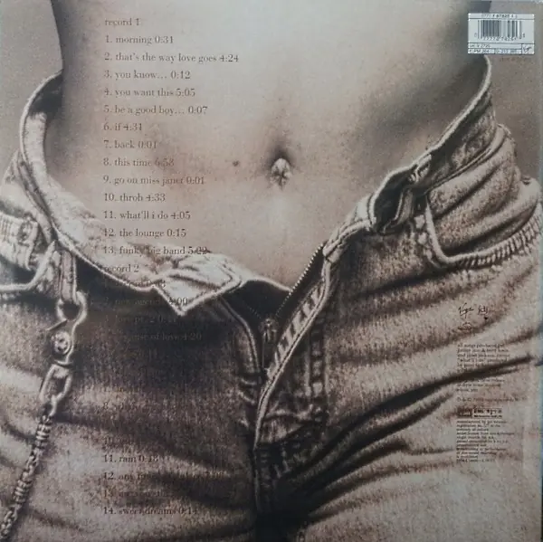 Janet Jackson - Janet. 뒷면