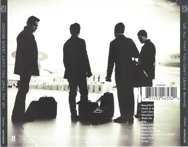 U2 - All That You Can't Leave Behind 뒷면