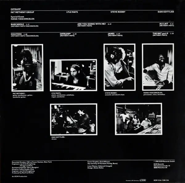 Pat Metheny Group - Offramp 뒷면