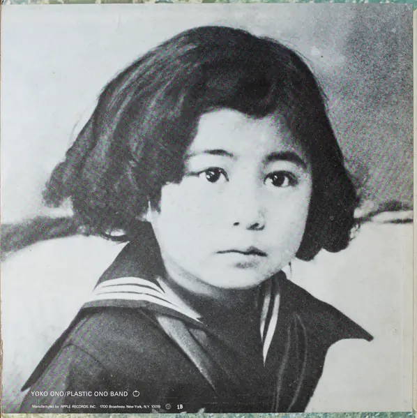 Yoko Ono / The Plastic Ono Band - Yoko Ono / Plastic Ono Band 뒷면