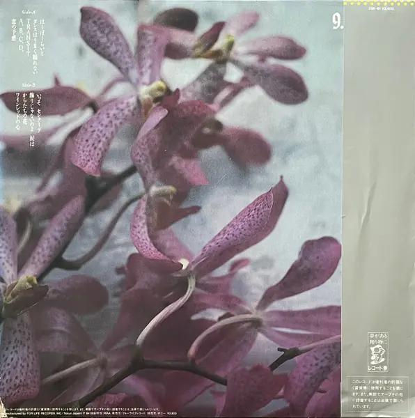 井上陽水 - 9.5 Carats = 9.5カラット 뒷면
