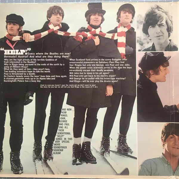 The Beatles - Help! (Original Motion Picture Soundtrack) 뒷면