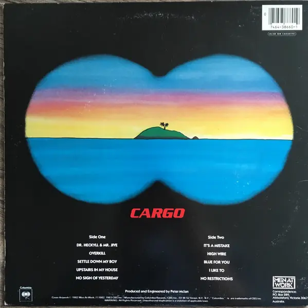 Men At Work - Cargo 뒷면