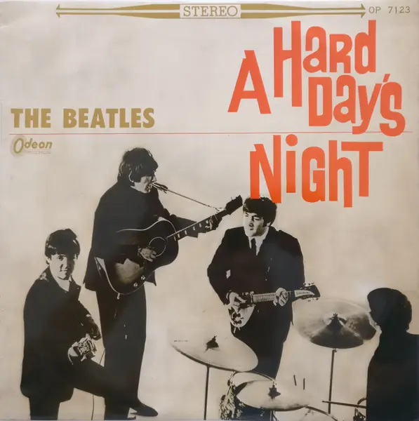 The Beatles - A Hard Day's Night = ビートルズがやって来る ヤア! ヤア! ヤア! 뒷면