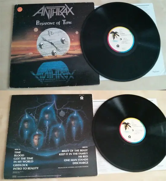 Anthrax - Persistence Of Time 뒷면