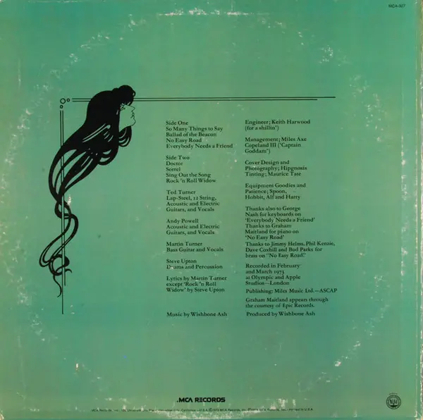 Wishbone Ash - Wishbone Four 뒷면