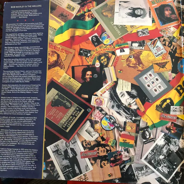 Bob Marley & The Wailers - Legend (The Best Of Bob Marley And The Wailers) 뒷면