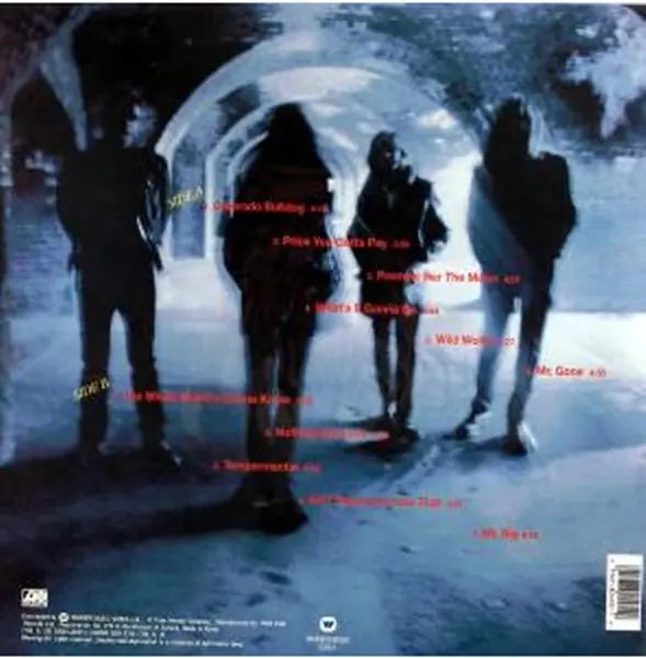 Mr. Big - Bump Ahead 뒷면